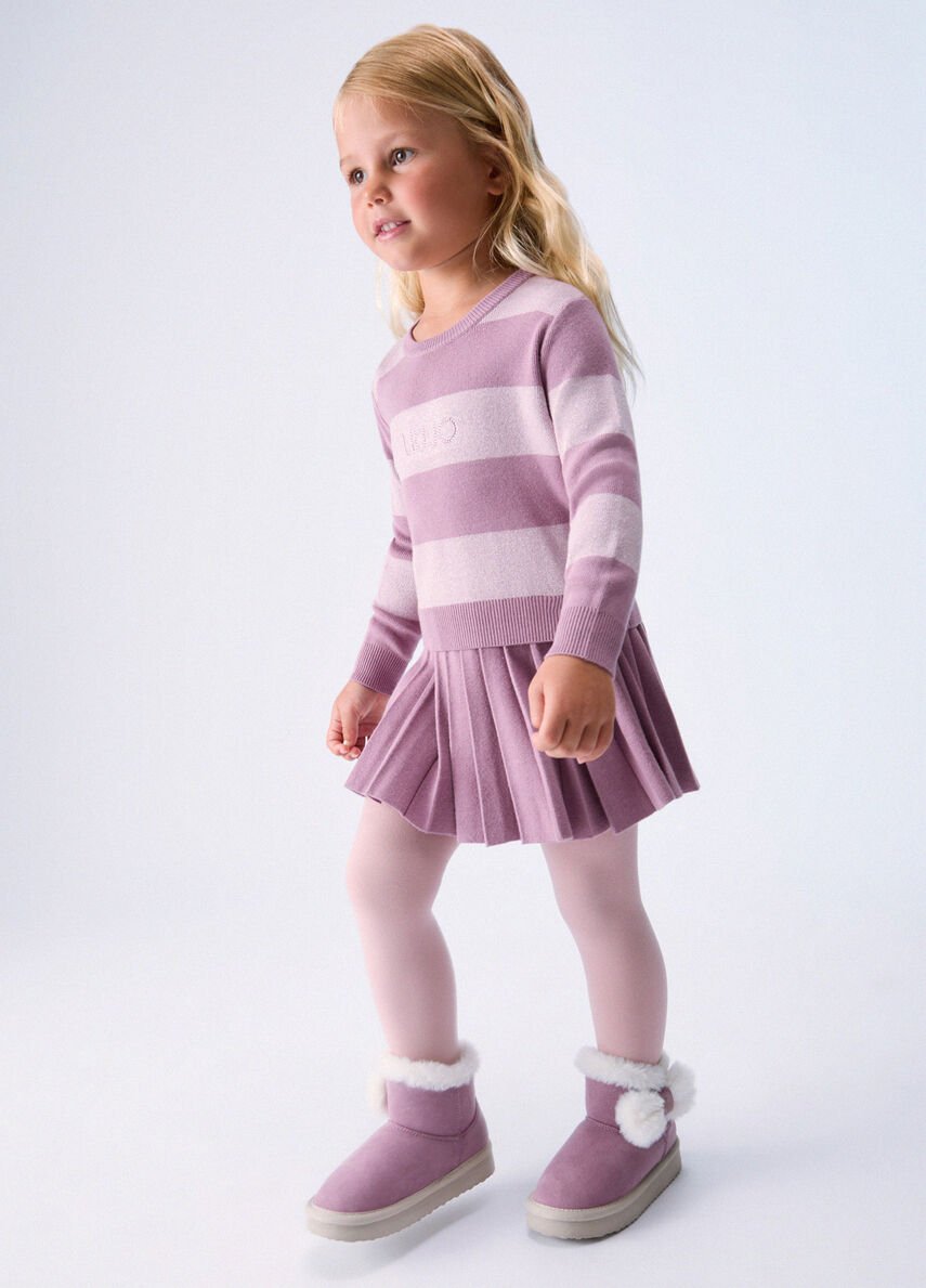 completo in maglia KF6056MS49I DDX07 LIU JO JUNIOR 