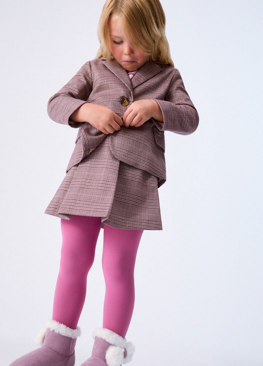 giacca in principe di galles KF6066T664A L9100 LIU JO JUNIOR 