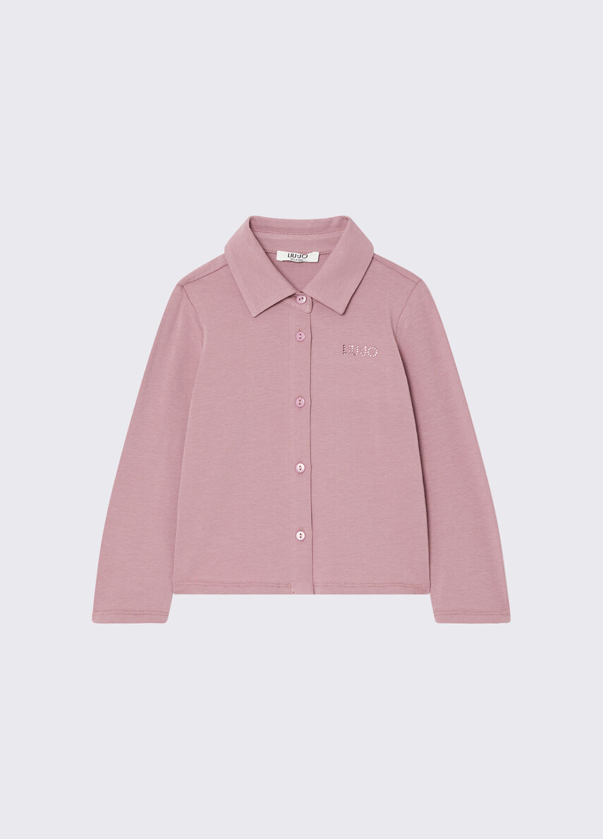 camicia in jersey KF6075JS003 X1055 LIU JO JUNIOR 