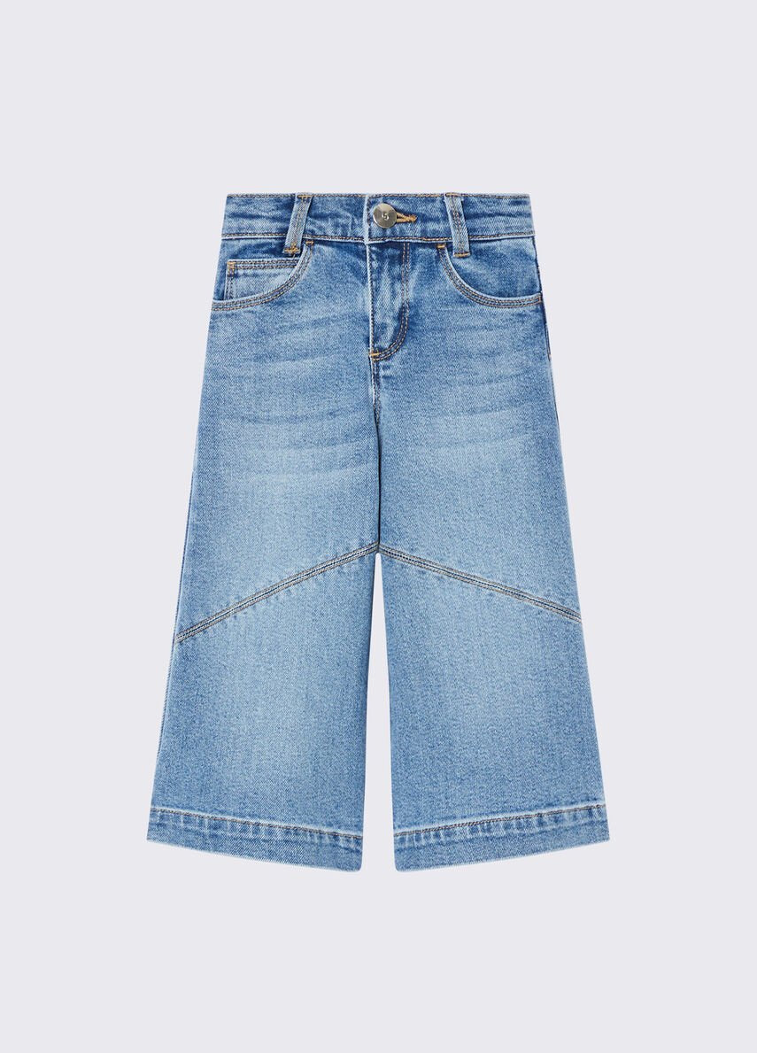 jeans wide leg KF6082D5071 77208 LIU JO JUNIOR 