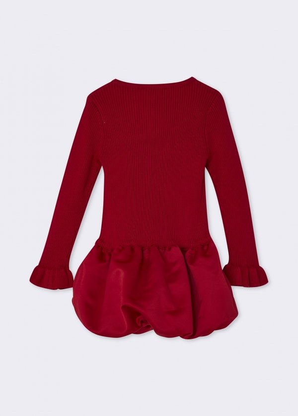 abito in maglia con logo KF6107MS49I X0402 LIU JO JUNIOR 
