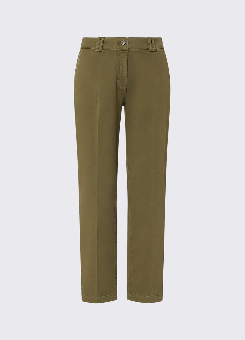 pantalone a sigaretta WF6128T708A 90510 LIU JO WHITE 