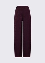 LIU JO WHITE pantaloni balloon in raso Viola