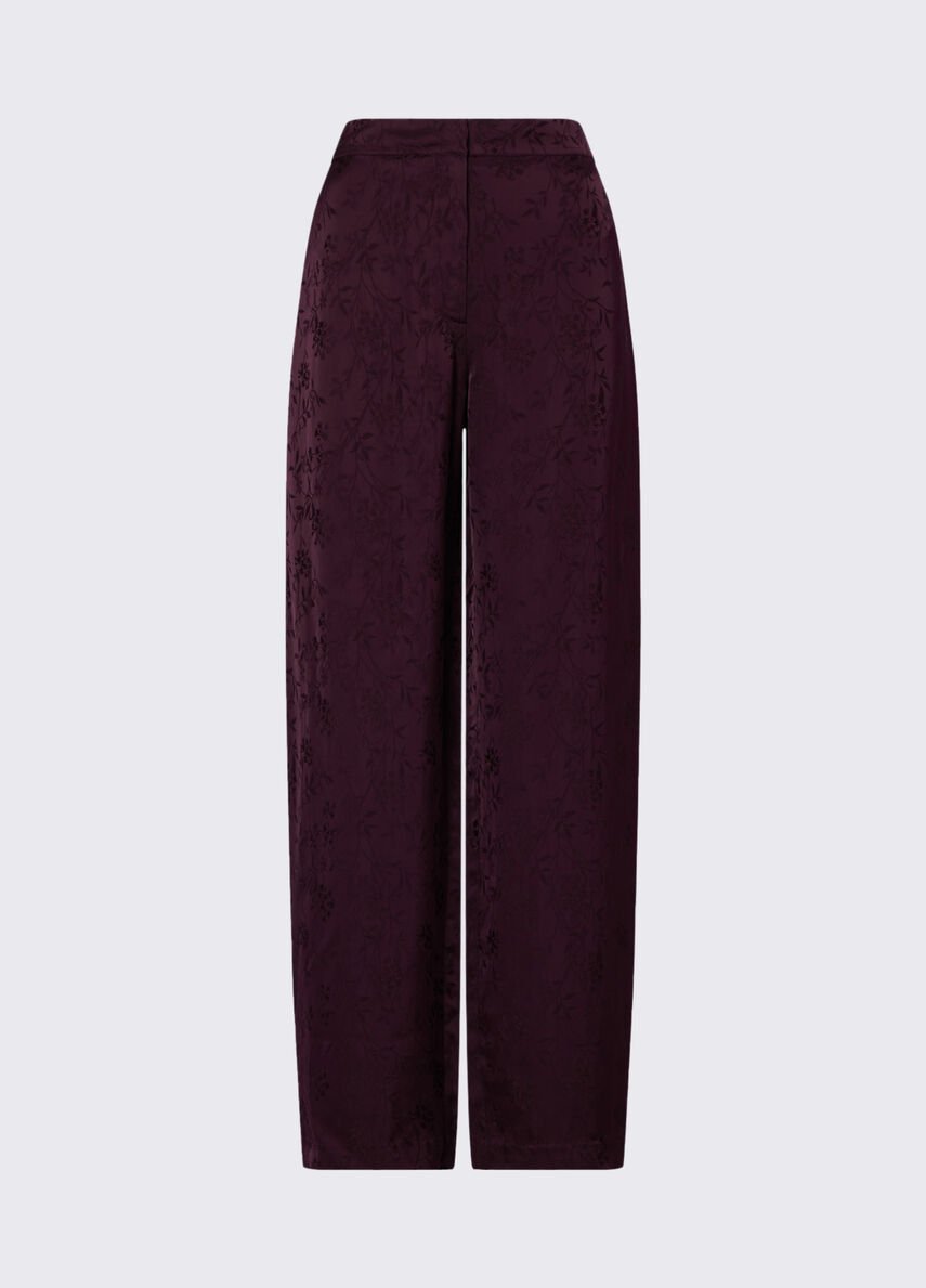 pantaloni balloon in raso WF6133T730A X0786 LIU JO WHITE 