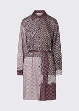 LIU JO WHITE abito chemisier in twill Viola