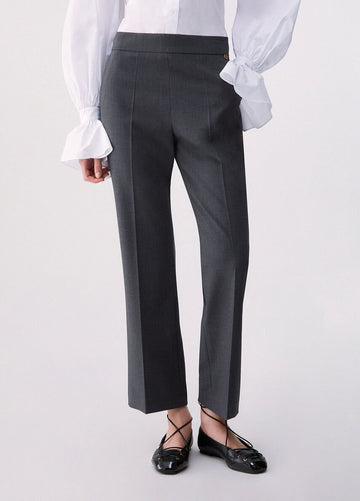 pantalone in flanella WF6339T743A 02069 LIU JO WHITE 