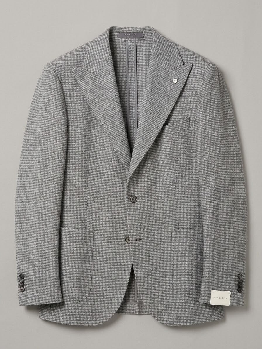 giacca fantasia pied de poule 2696 62506 3 LUIGI BIANCHI MANTOVA 