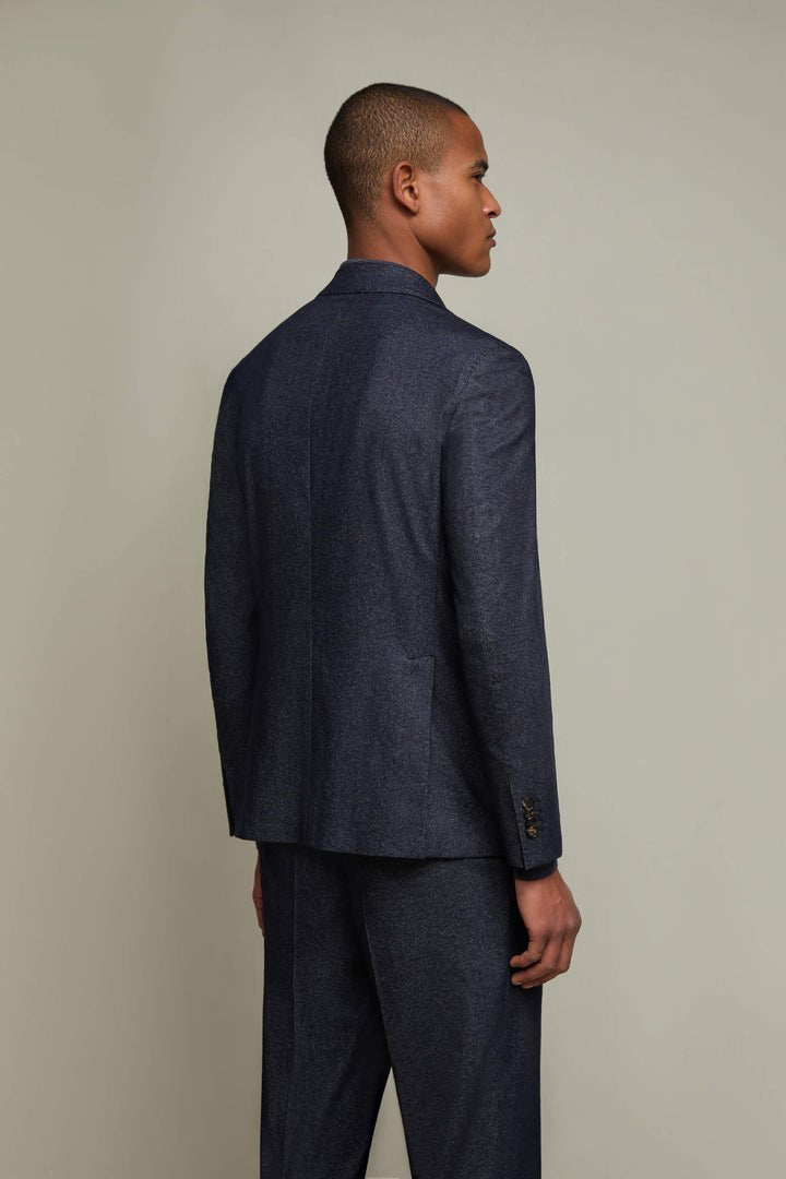 giacca steve blu melange 2696 64512 1 LUIGI BIANCHI MANTOVA 