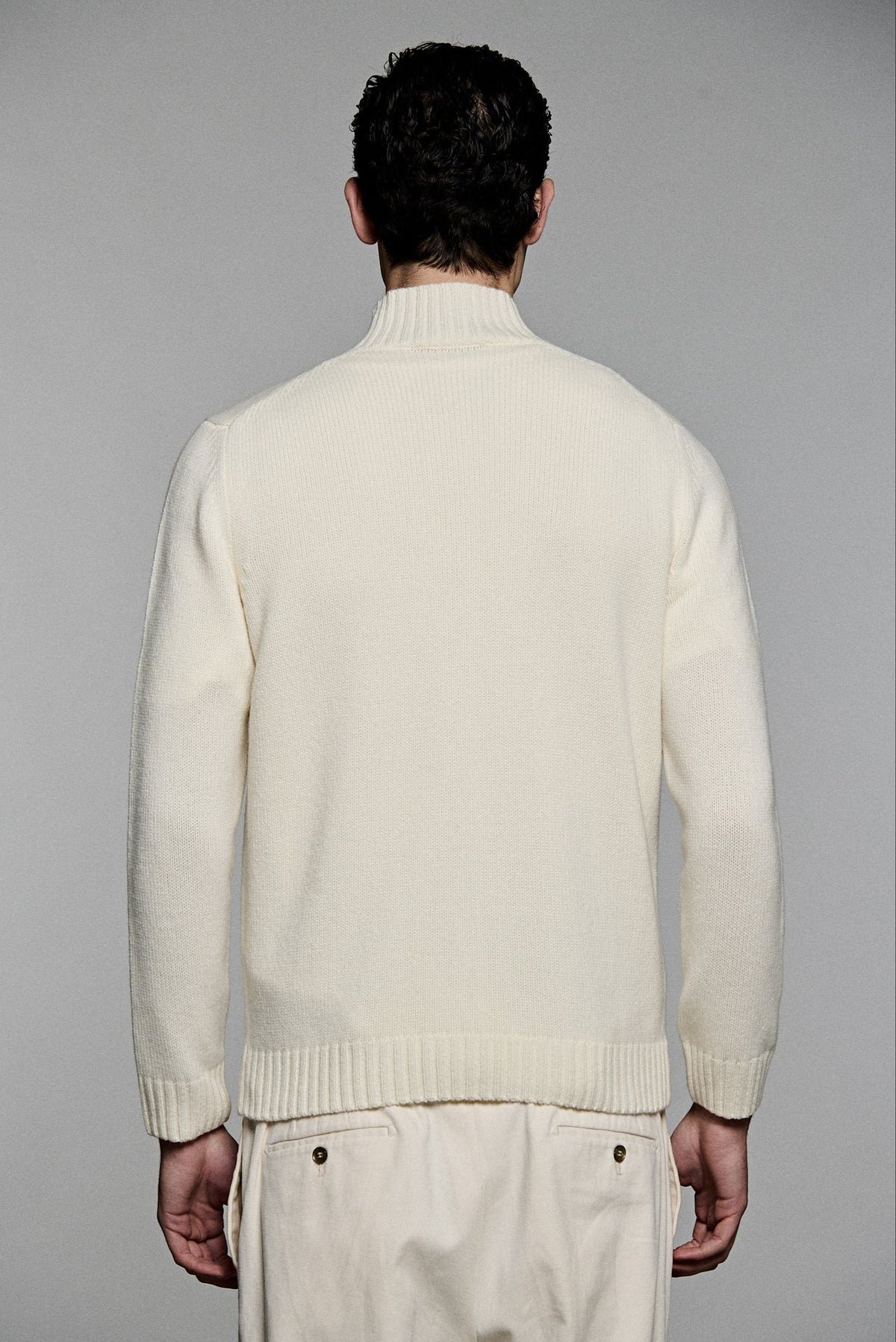 cardigan in lana con bottoni LG1512 02 LUIGI GENTILE 