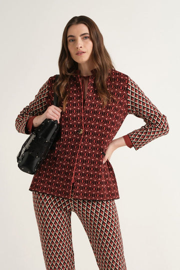 giacca jacquard JD6496 78219 B2074 MALI'PARMI 