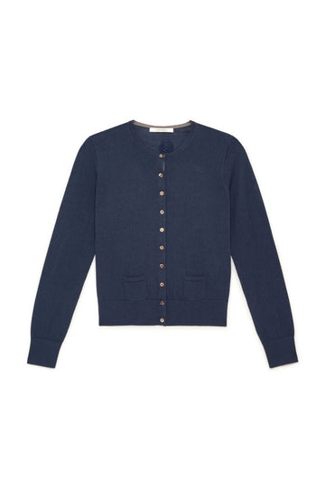 cardigan con bottoni JN2283 74230 80B21 MALI'PARMI 