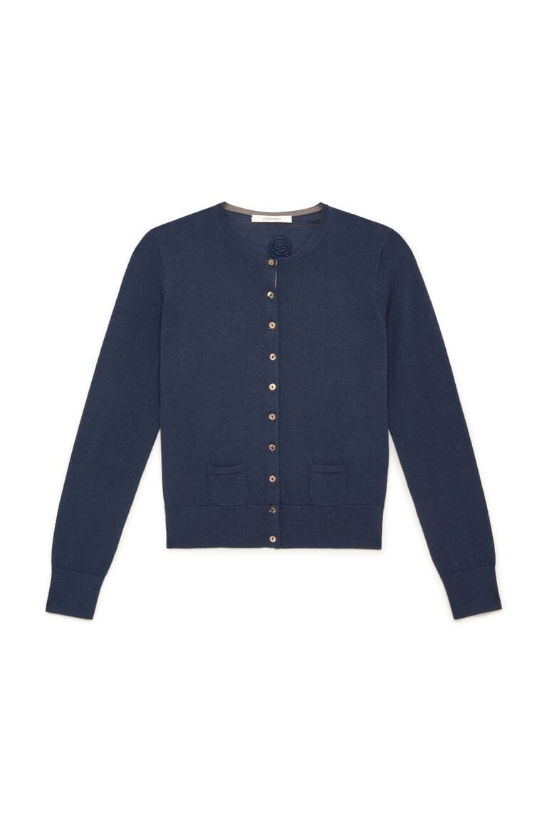 cardigan con bottoni JN2283 74230 80B21 MALI'PARMI 