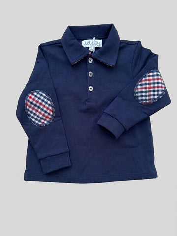 polo con contrasti check F26B207CAII 5050 MALVI & CO 