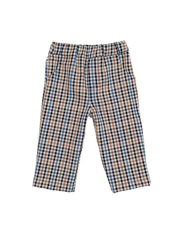 pantalone in flanella a quadri F26B209PNNC 0707 MALVI & CO 