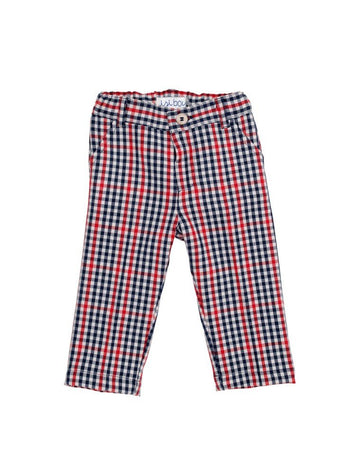 pantalone in flanella a quadri F26B212PNNC 5050 MALVI & CO 