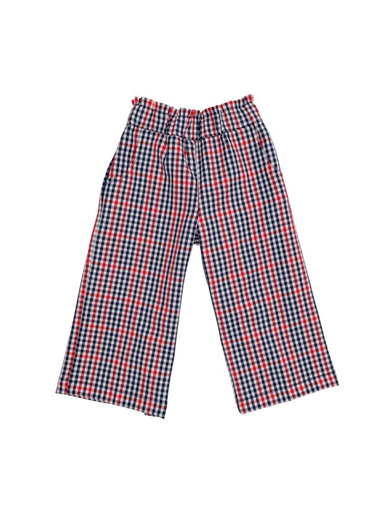 pantalone in flanella check F26M031PNNC 5050 MALVI & CO 