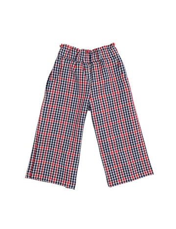 pantalone in flanella check F26M031PNNC 5050 MALVI & CO 