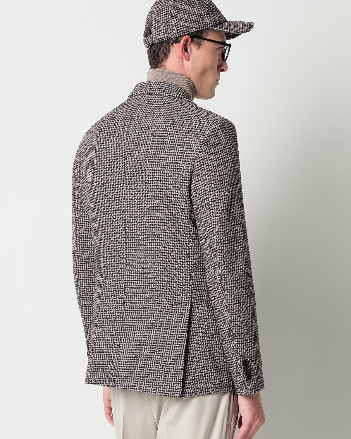 giacca pied de poule misto cotone 4132G2038 263620 27 MANUEL RITZ 