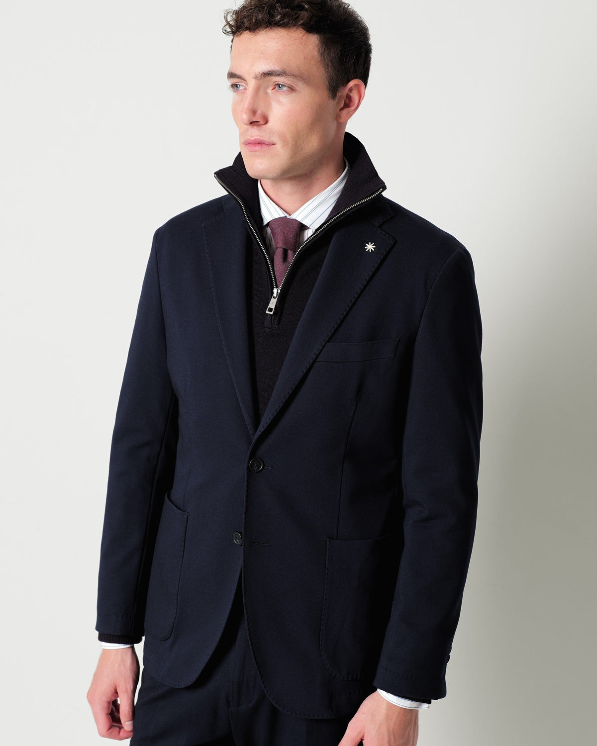 giacca nuvola in jersey 4132G2728MC 263752 89 MANUEL RITZ 