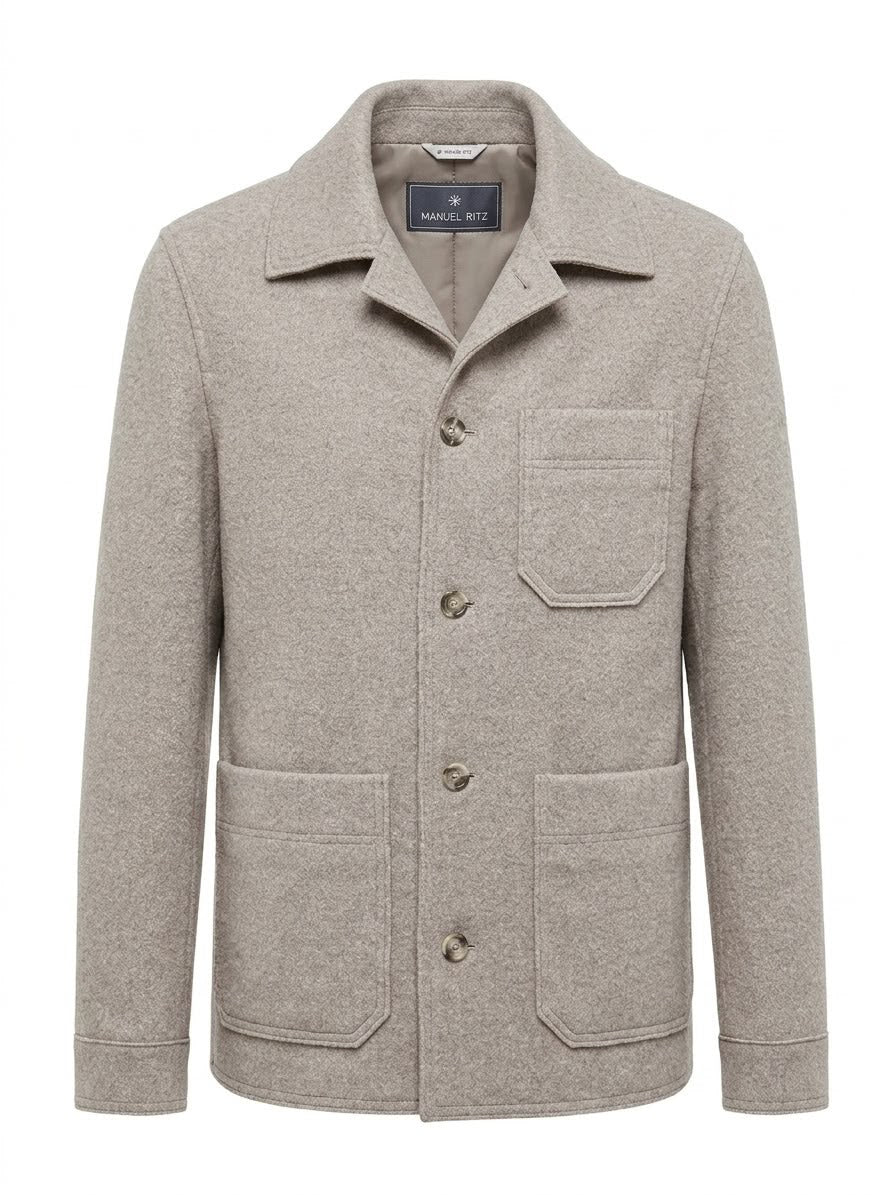 cappotto in misto lana 4132H8406C 263743 23 MANUEL RITZ 