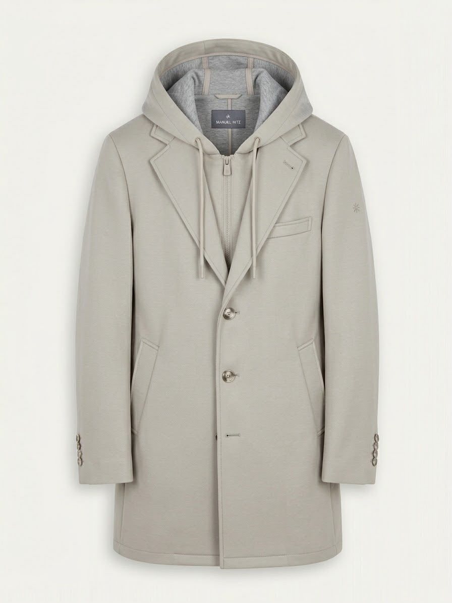 cappotto con cappuccio 4132H8407C 263745 23 MANUEL RITZ 