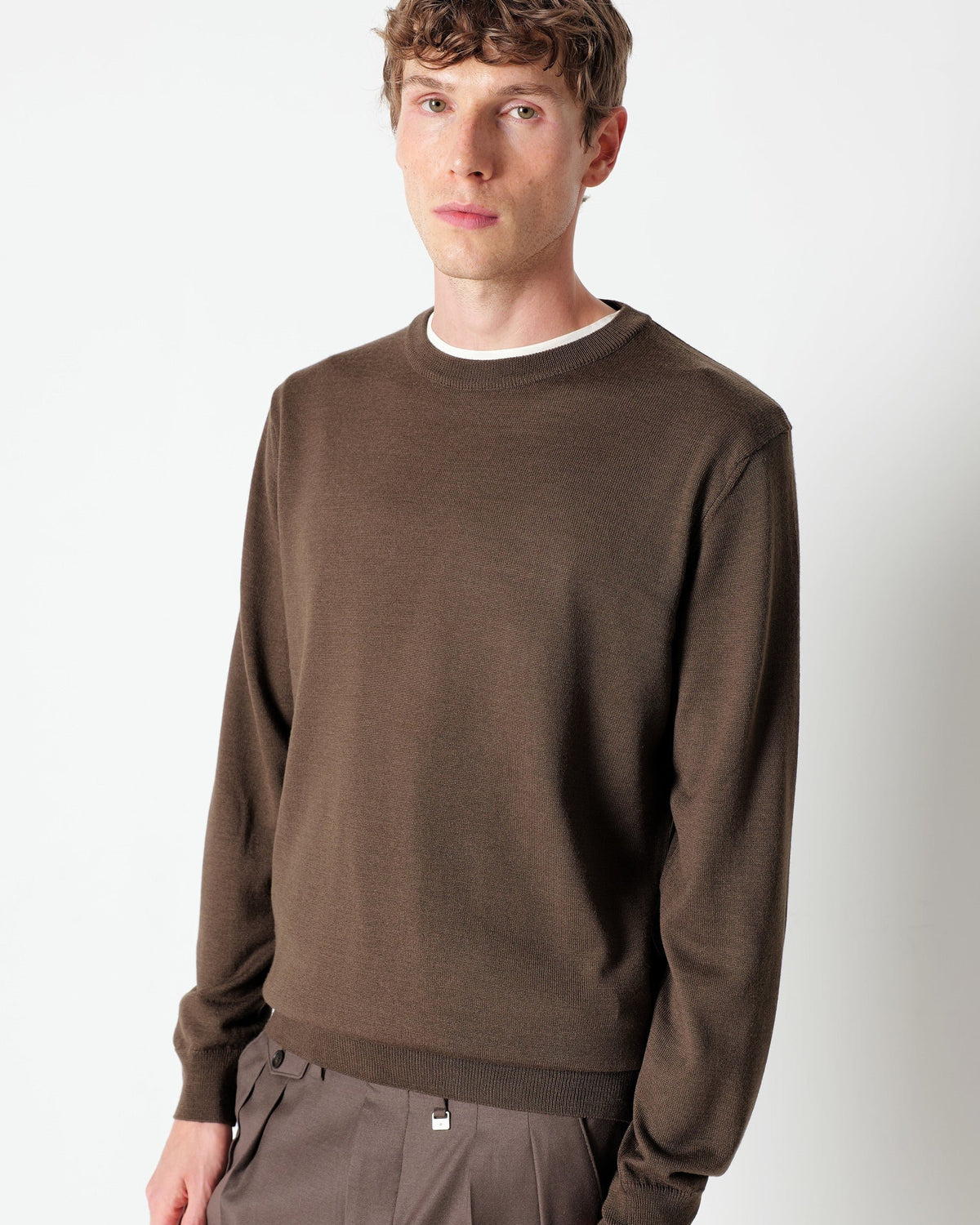 maglia girocollo in misto lana 4132M500 263825 29 MANUEL RITZ 