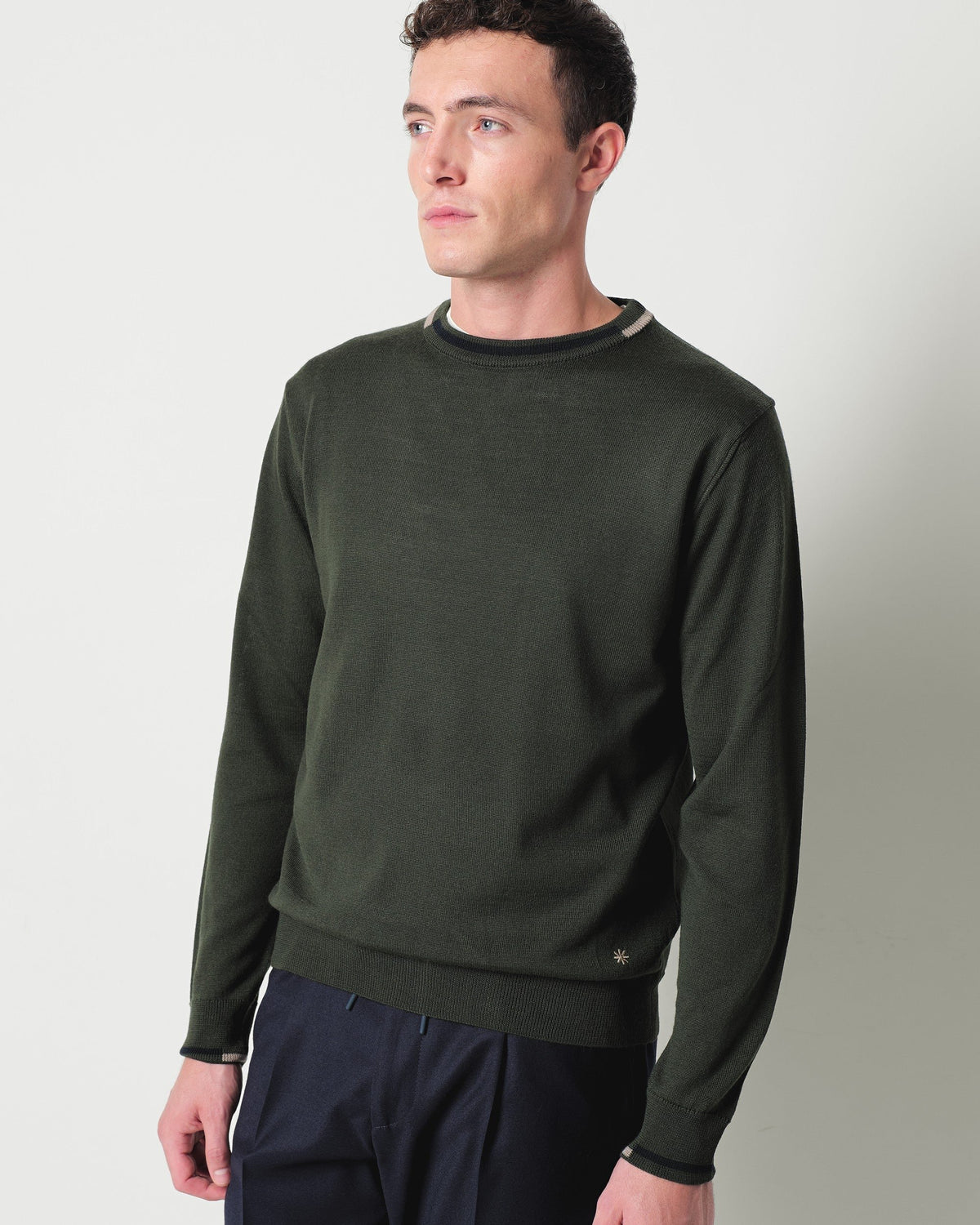 maglia con dettagli collo 4132M503 263826 39 MANUEL RITZ 