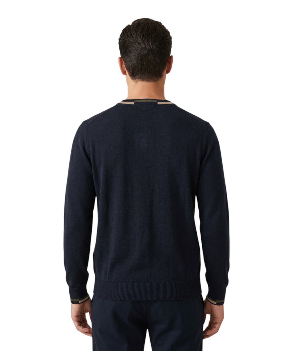 maglia con dettagli collo 4132M503 263826 89 MANUEL RITZ 