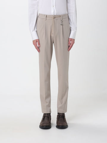 pantalone con pinces e coulisse 4132P1688MC 263752 23 MANUEL RITZ 