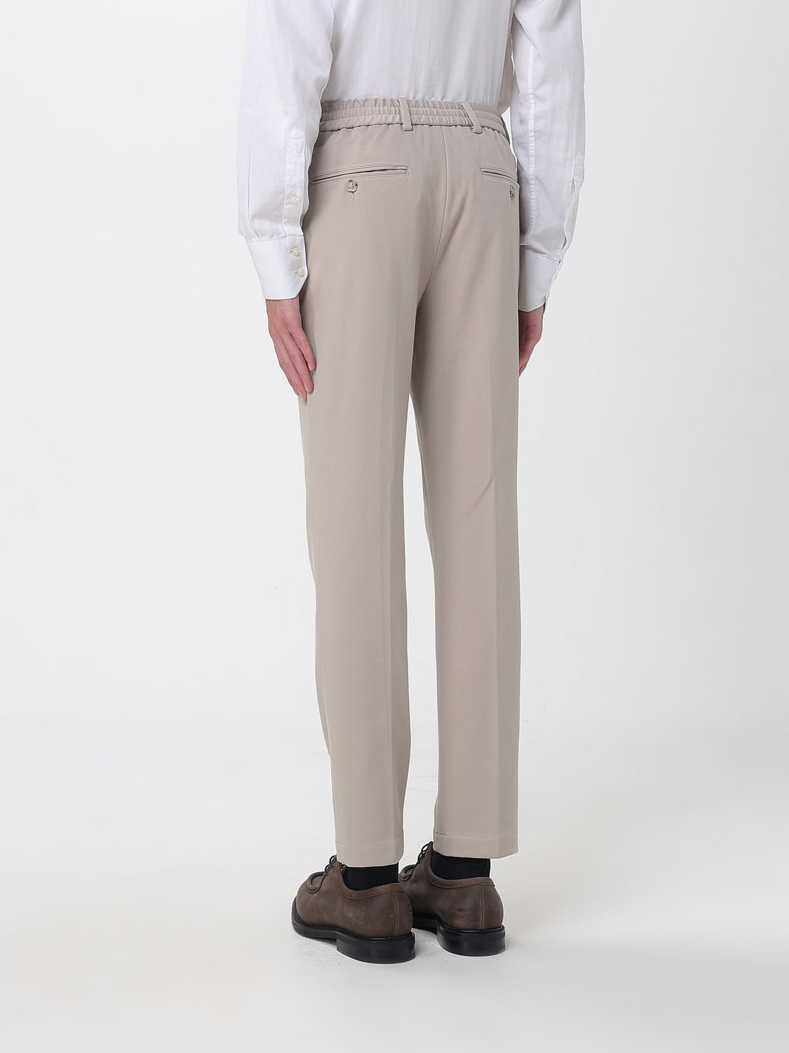 pantalone con pinces e coulisse 4132P1688MC 263752 23 MANUEL RITZ 