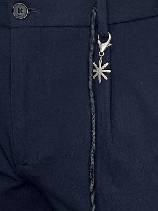 pantalone con pinces e coulisse 4132P1688MC 263752 89 MANUEL RITZ 