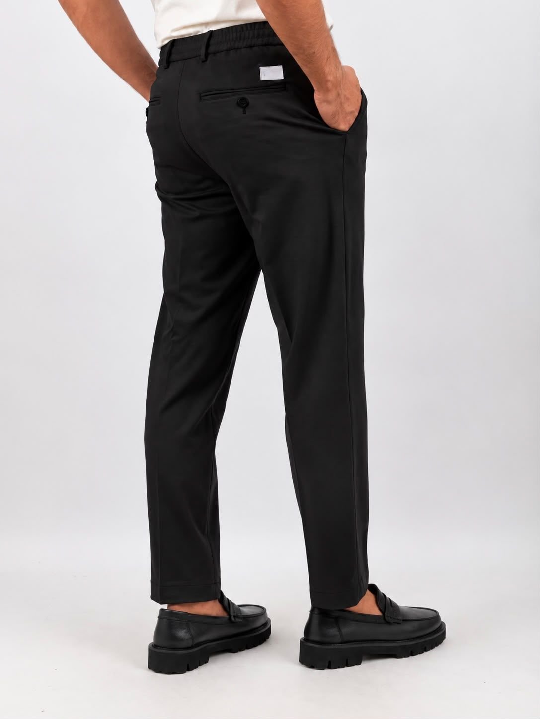 pantalone con pinces e coulisse 4132P1688MC 263752 99 MANUEL RITZ 