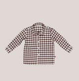 MANUEL RITZ KIDS camicia a quadri Marrone