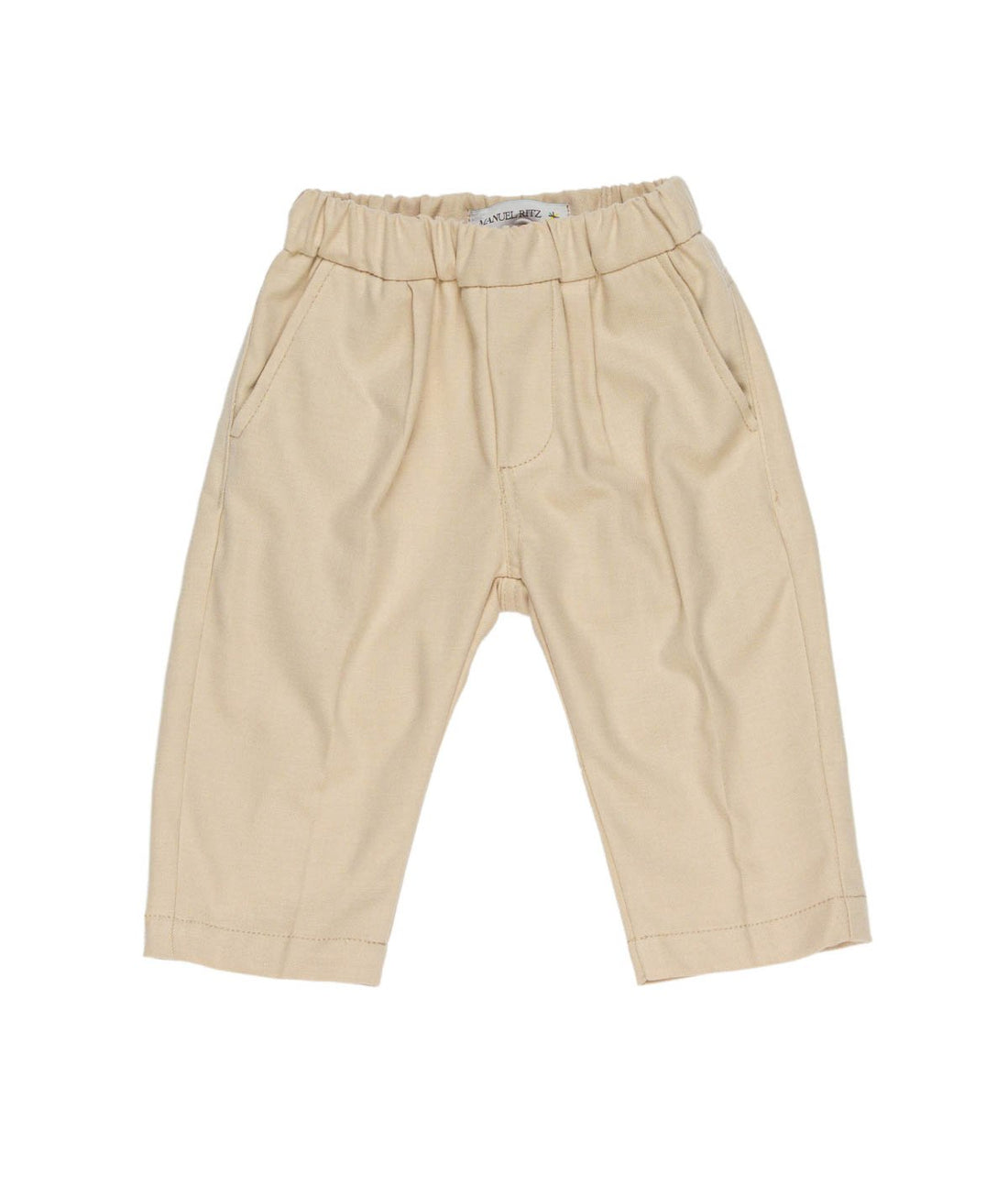 Pantalone manuel ritz elasticizzato MR4514 BEIGE MANUEL RITZ KIDS 