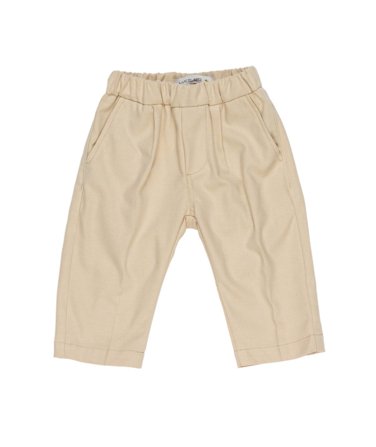 Pantalone manuel ritz elasticizzato MR4514 BEIGE MANUEL RITZ KIDS 