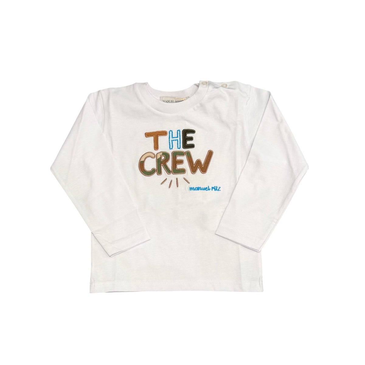 t-shirt con logo MR4521 BIANCO MANUEL RITZ KIDS 