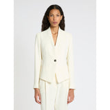 MARella giacca in crepe envers satin Bianco
