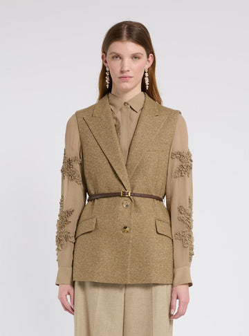 giacca smanicata in tweed MLLADORNI 002 MARella 