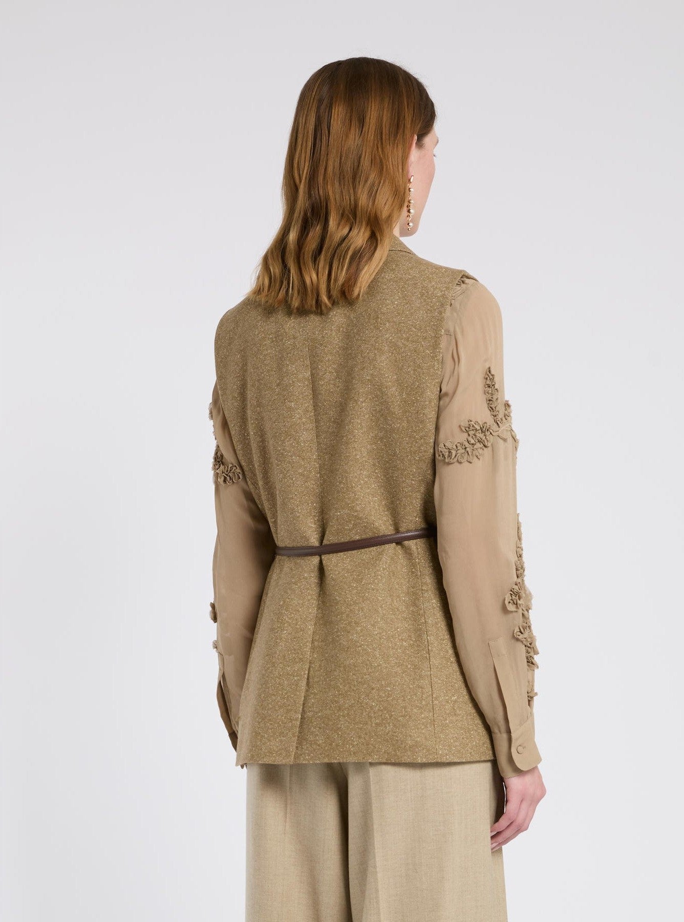 giacca smanicata in tweed MLLADORNI 002 MARella 