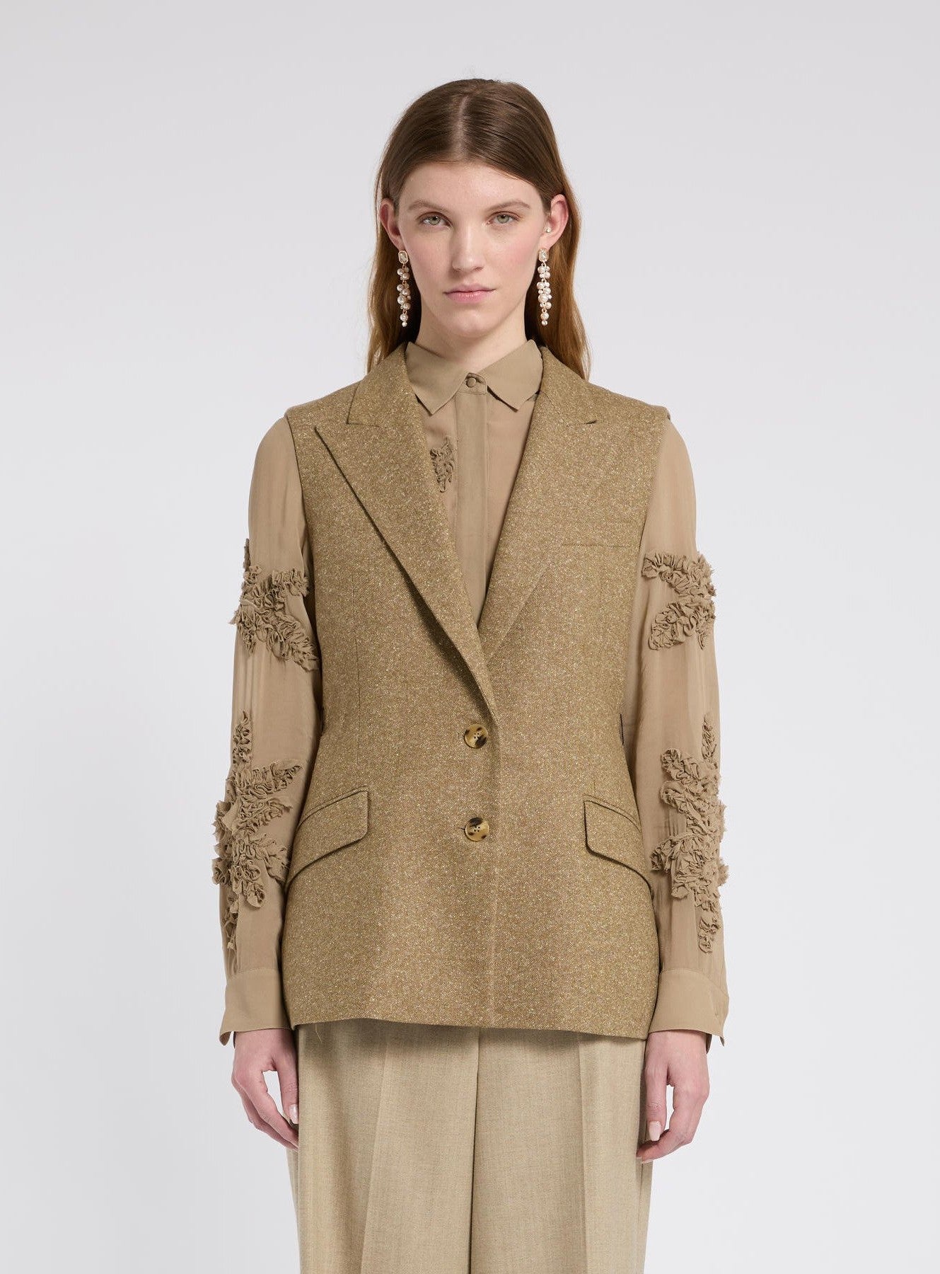 giacca smanicata in tweed MLLADORNI 002 MARella 