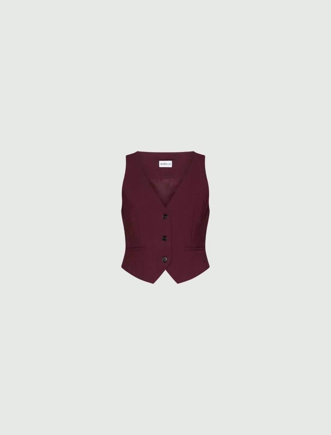 gilet in lana stretch MLLBOSSO 003 MARella 