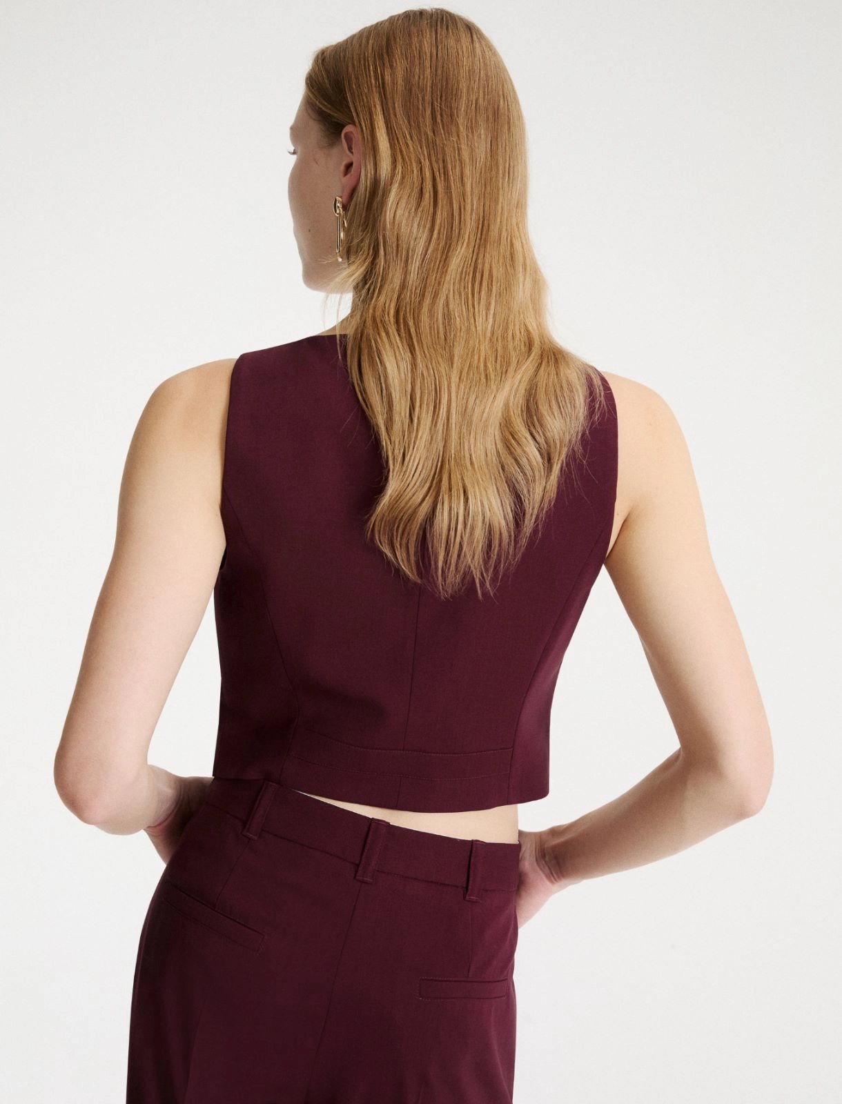 gilet in lana stretch MLLBOSSO 003 MARella 