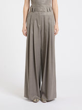 MARella pantalone in lana shiny Beige