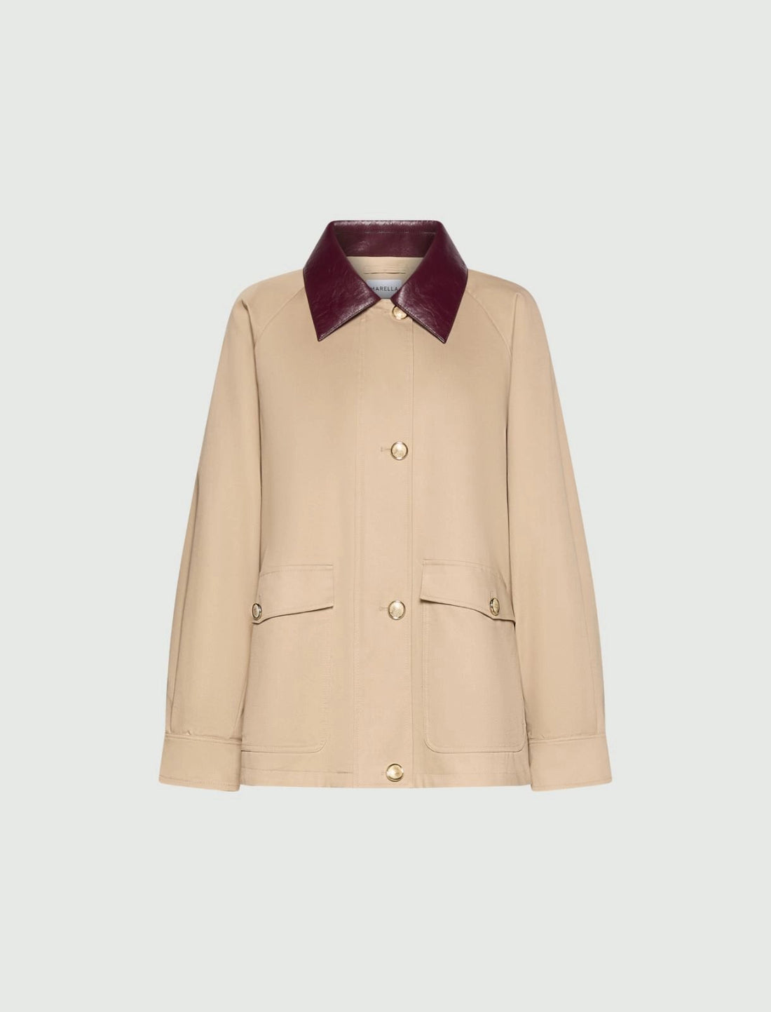 giaccone in gabardina stretch MLLEDITTO 001 MARella 