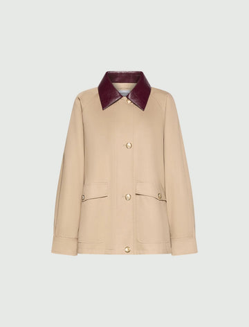 giaccone in gabardina stretch MLLEDITTO 001 MARella 