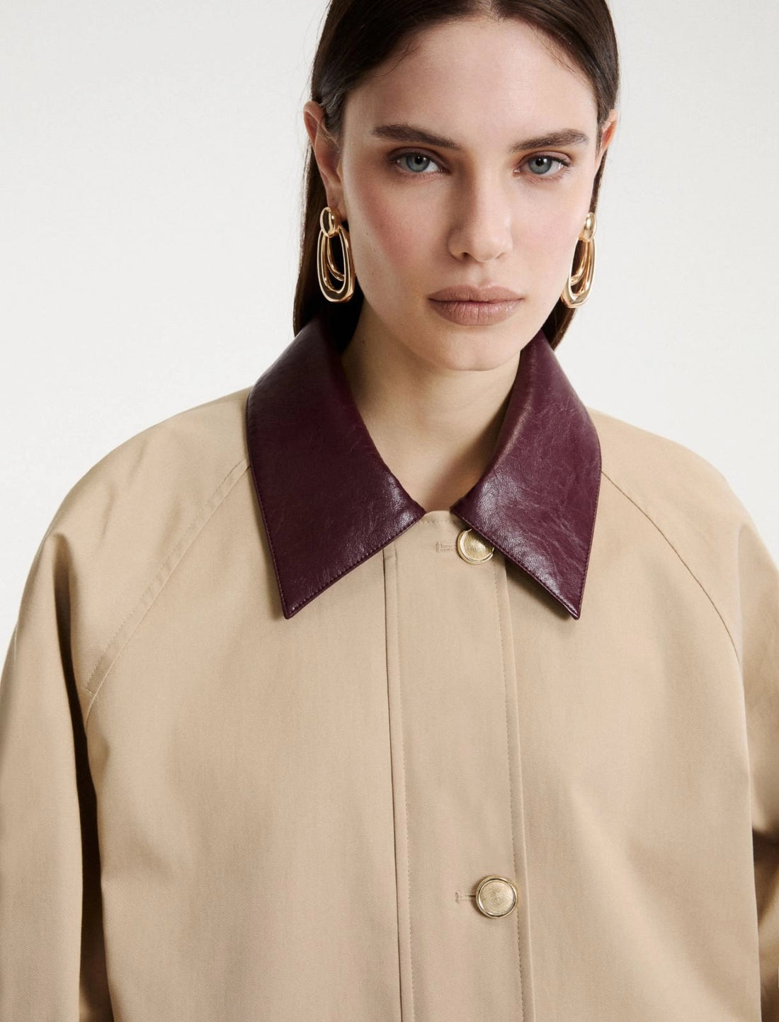 giaccone in gabardina stretch MLLEDITTO 001 MARella 