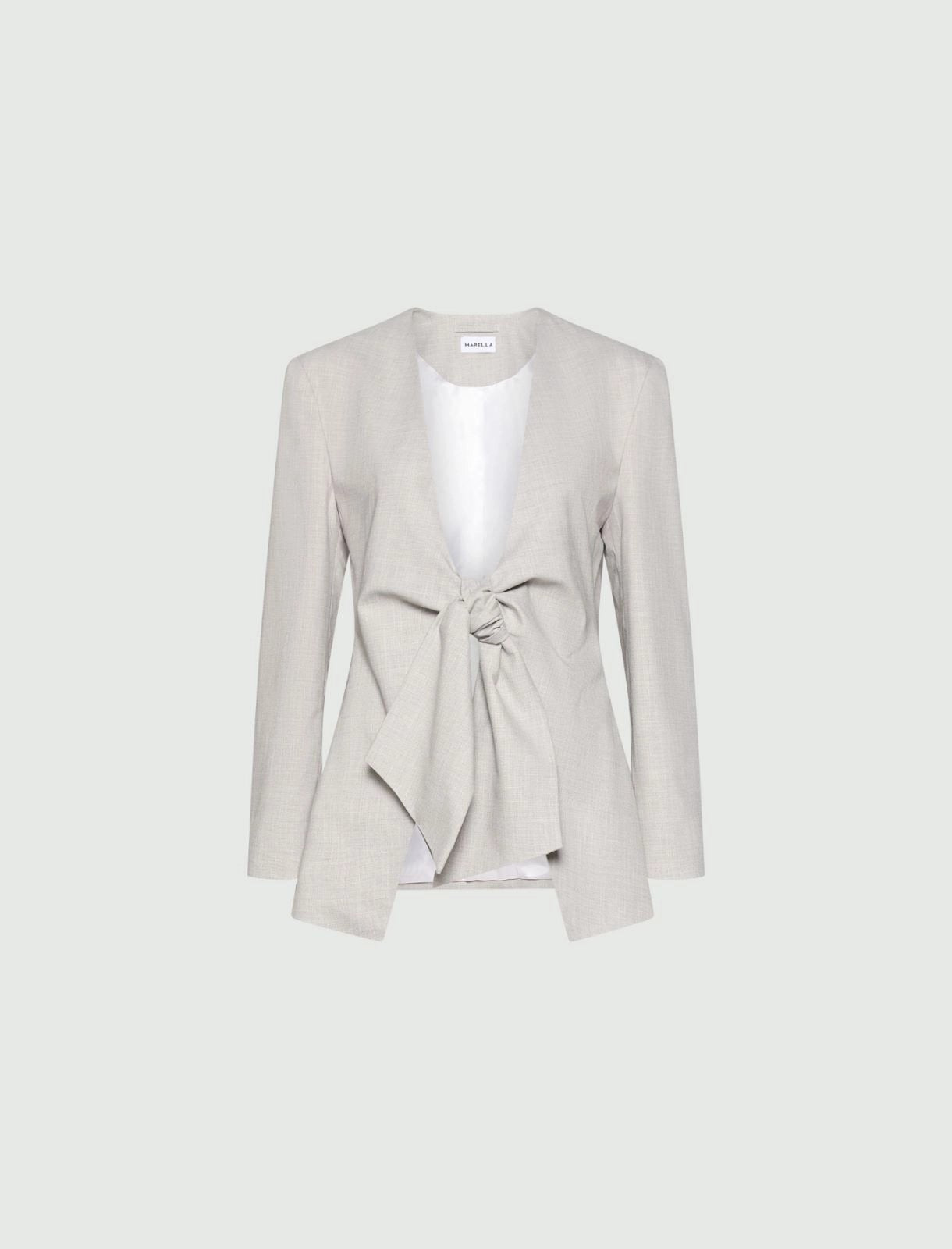 blazer con nodo MLLFACELLA 001 MARella 