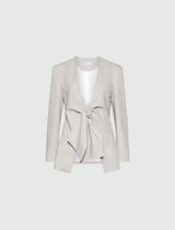 MARella blazer con nodo Grigio