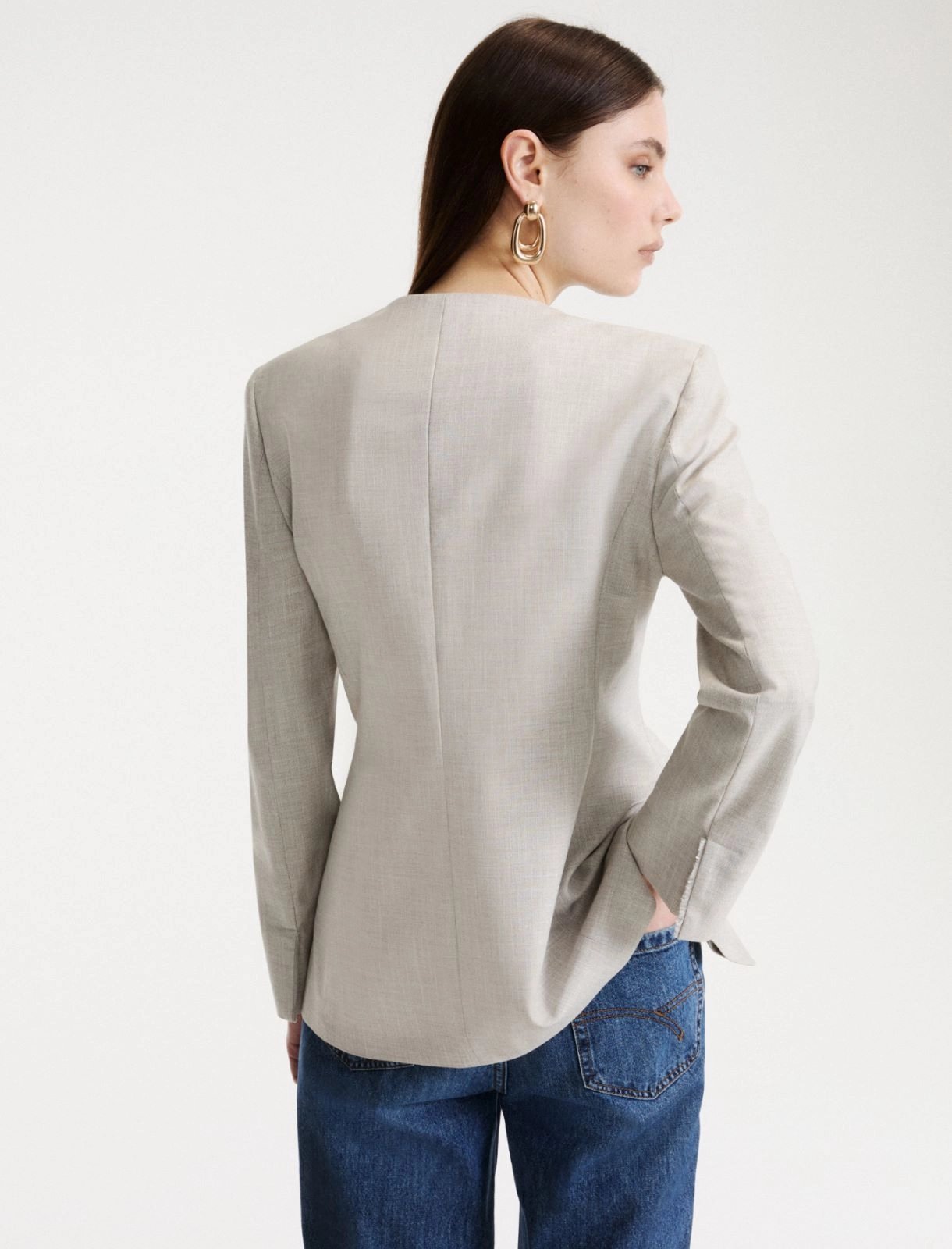 blazer con nodo MLLFACELLA 001 MARella 