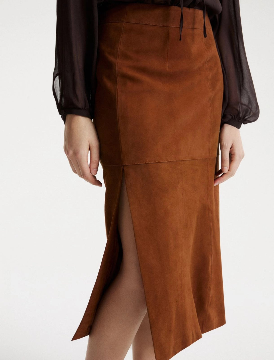gonna a tubino in suede MLLMARMO 003 MARella 
